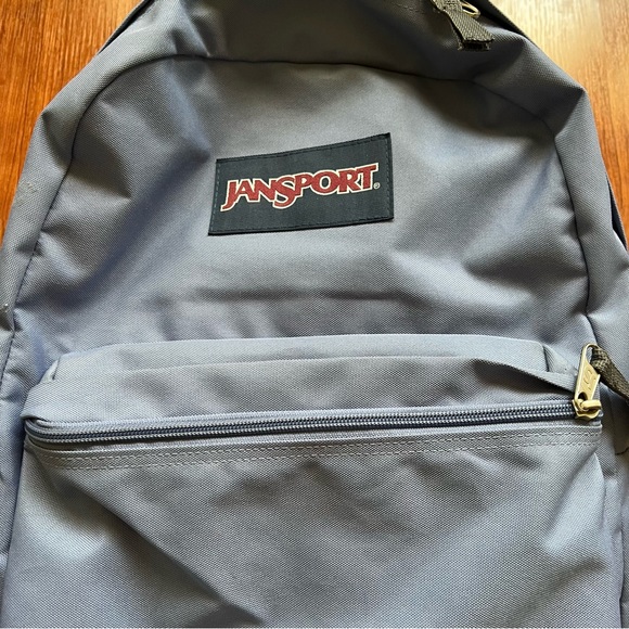 Jansport Light Purple and Gray Lightweight Backpack - Picture 3 of 12